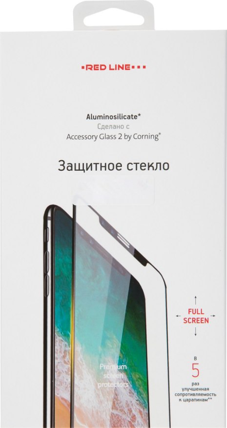 Защитное стекло RED LINE "Full Screen" для iPhone Xs Max